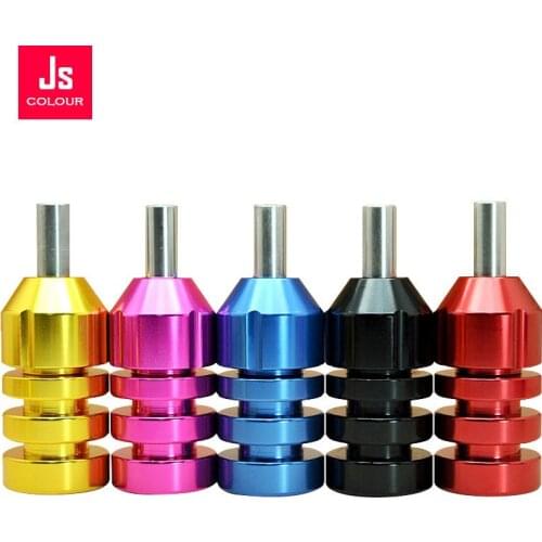 1pc Cartridge Tattoo Grips Tubes 28mm Aluminum Alloy Self-Locking Rod Round Grip With Back Stem.Tattoo Accessories Supply