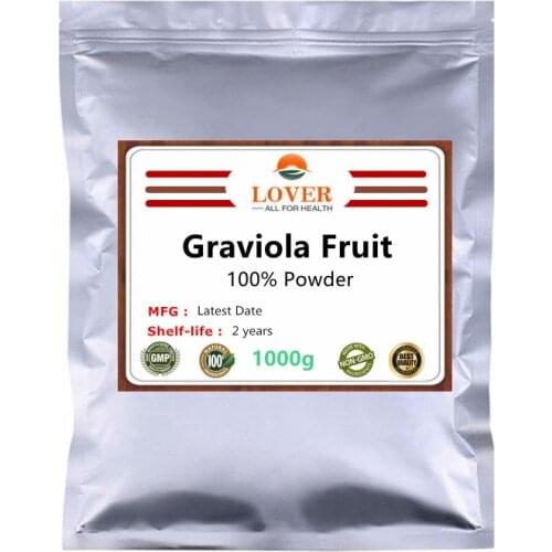 100% Natural Graviola Fruit Powder,Soursop (Annona Muricata),Promotes Cell Growth,Healthy Skin and Mood Balance,Vegan Friendly