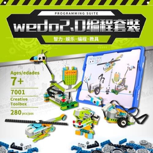 280pcs High-Tech Parts WeDo 3.0 Robotics Construction Set WeDo 2.0 Educational School Students Learning Building Blocks for Kids