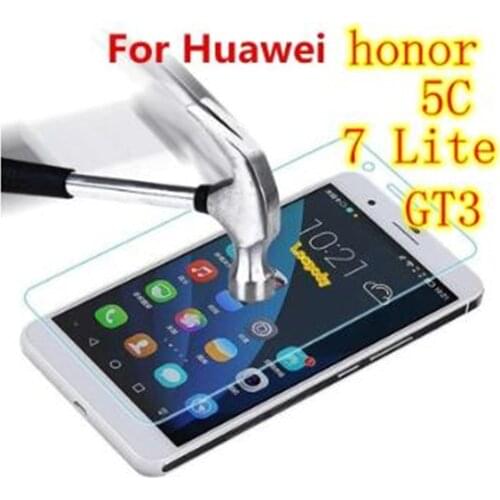 9H Tempered glass screen protector FOR Huawei GT3 honor 7 Lite honor 5C NMO TL00 TL00H UL10 L22 AL10 L23 L31 case