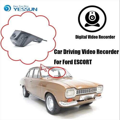 YESSUN Car DVR Digital Video Recorder Front Camera Dash HD 1080P Not Reverse Parking Camera for Ford ESCORT