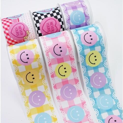 Free Shipping 50 yard Cartoon Printed Grosgrain Ribbon 47771
