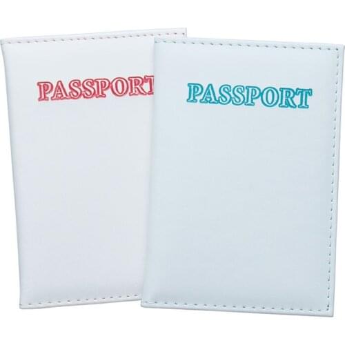 Carrken New Brand Passport Cover Fashion White Travel Documents wallets Credit Card Holder Women Man Passport Holder Card Case