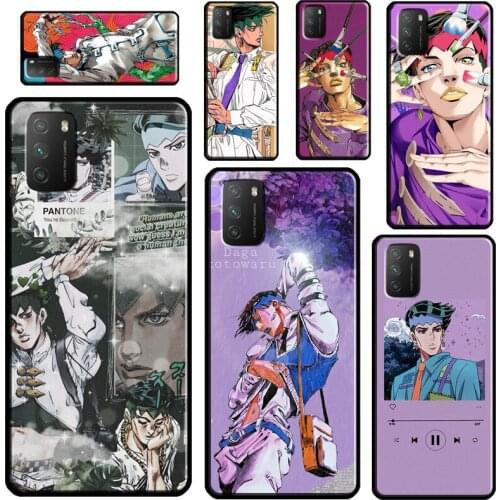 Rohan Kishibe jojos anime For POCO X3 Pro F2 F3 M3 Case For Xiaomi Mi 11 Ultra Note 10 Lite Mi A3 9T 10T Pro Cover