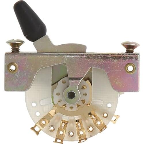 Black 5 Way Lever Switch Selector For ST FD Electric Guitar Parts Replacement