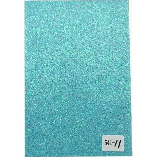 Fluorescent Matte Solid Colors Chunky Glitter Faux Leather Fabric Roll/Sheet Twill Backing for Making Shoes/Bags/Decorations