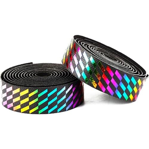 Road Bike Handlebar tapes Rainbow color EVA PU Tape Durable Shock-Proof Bartape BarTape