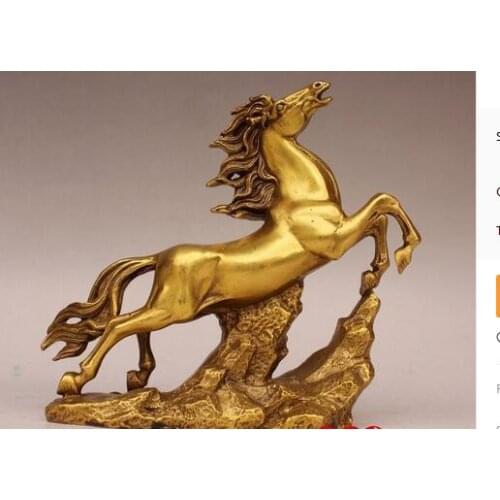 Copper horse decoration brass home decoration crafts copper Animals decoration bronze factory