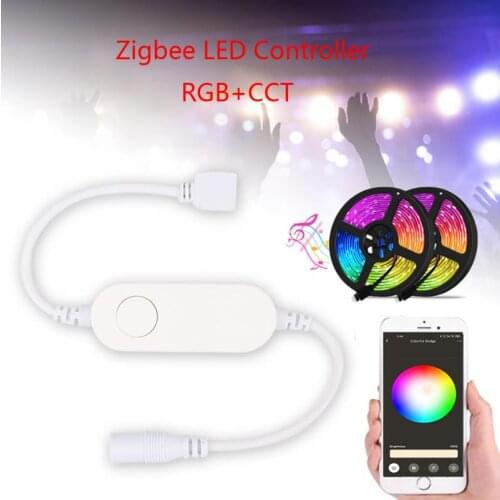 Mini Wifi RGB Controller DC 5-24V Mini Controller Light Strip Controller For RGBW LED Strip Request Tuya Smart Zigbee Gateway