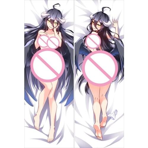 Overlord Characters Sexy Girls Shalltear Bloodfallen & Albedo Anime Fighter Dakimakura Body Pillowcase