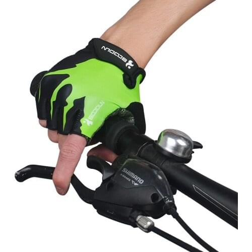 Non-slip Half Finger Gloves with Wrist Wrap Support Padded Fitness Short Open Finger Glove for Riding Sports Summer XR-Hot