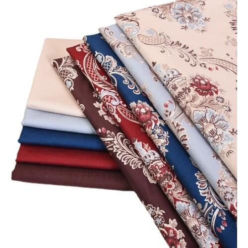 Wide 57" Chenille Printed Upholstery Sofa Fabric Cushion Pillow Cover Tablecloth Curtain Dining Chair Damask Material