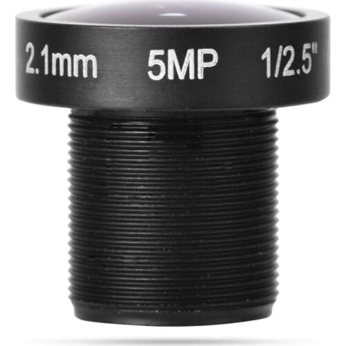 CCTV lens 2.1mm 150 degrees wide angle board lens, new board 1 / 2.5 inch 5MP wide angle fisheye view for CCTV camera