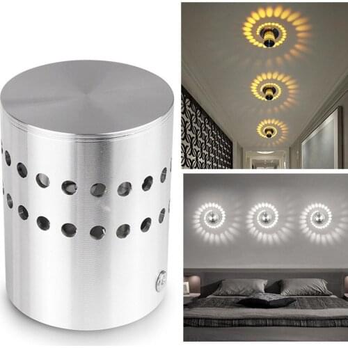 Led Spiral Wall Sconce Ceiling Light Walkway Room Porch Bar Hotel Indoor Lighting Colorful Wand Lamp Ktv Decoration New #P3