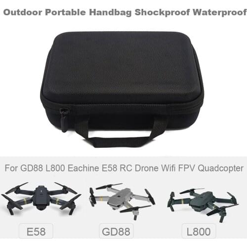 RC Drone Outdoor Portable Handbag Shockproof Waterproof for E58 L800 GD88 RC Drone Quadcopter