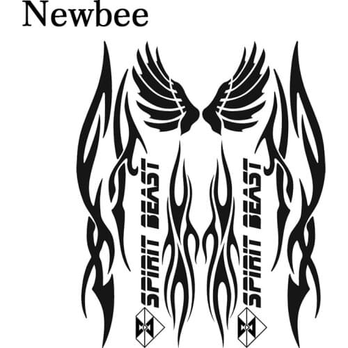 Newbee Universal 3D Reflective Motorcycle Sticker Fuel Tank Protector Cover Motorbike Decal For kawasaki Suzuki Honda Yamaha BMW