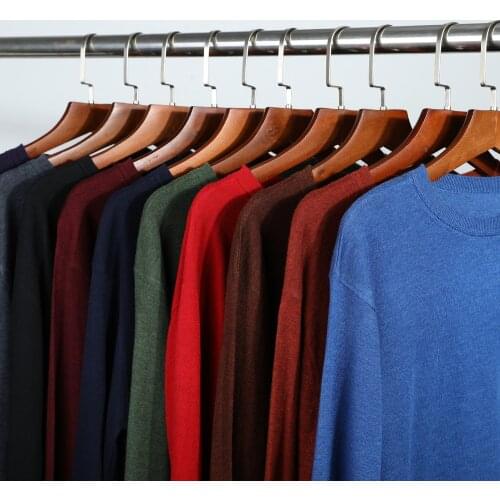 10 Colors Mens Casual Knit Sweater 2020 Autumn Winter New Slim Fit Pullover Wool Cashmere Sweater Men Brand Clothes