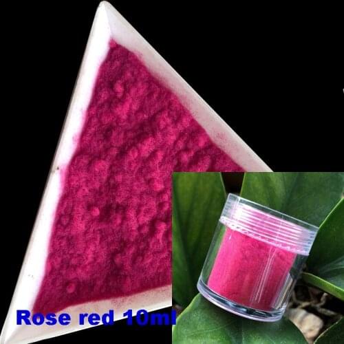 10ml/bottle 3D Candy Nail Glitter ROSE red Nail Decoration Fuzzy Flocking Manicure Velvet Powder Nylon Powder For Nail Art Tips