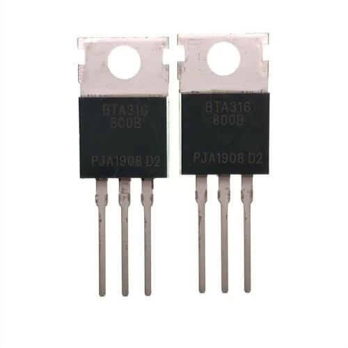 10PCS BTA316-800B TO-220 New and original