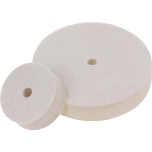 2/4 Inch Polishing Buffing Grinding Wool Felt Wheel Polisher Abrasive Disc Pad For Bench Grinder Rotary Tool