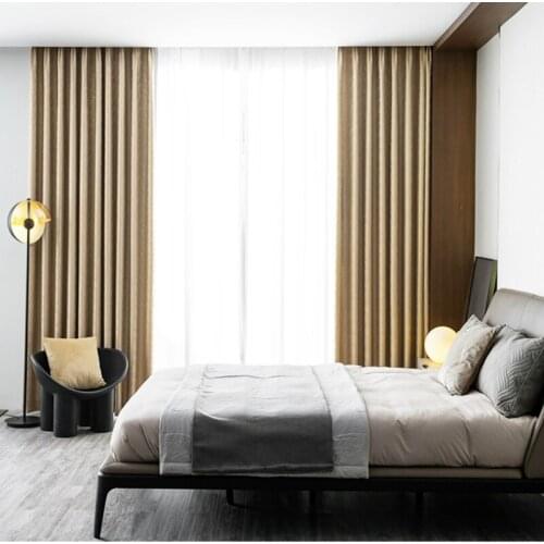 2021 New Blackout Curtains Nordic Simple Modern Curtains Luxury Living Room Curtains Jacquard Window Bcurtain for Bedroom