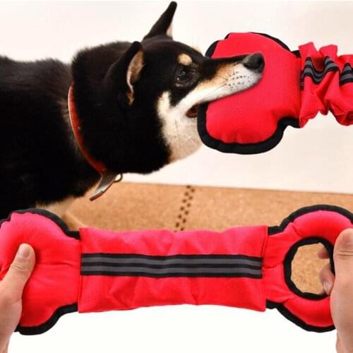 2021 New High Quality Teeth Grinding Toy Pets Dog Chew Toy Dog Tug Toy Bone Shape Dogs Interactive Training Pets Interactive Toy