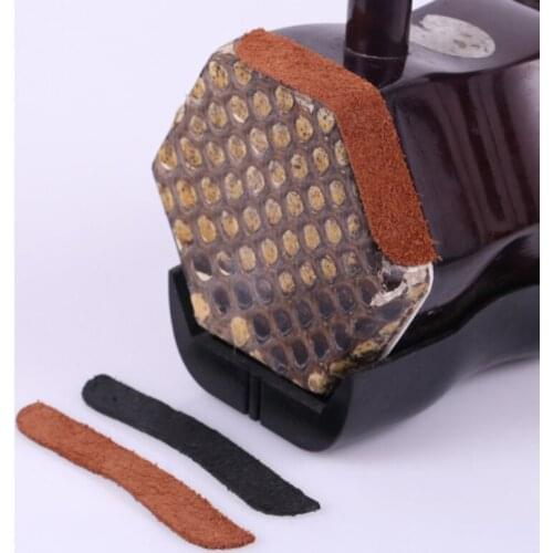 3 Pcs New Arrival Erhu Corner Piece Erhu Cow PU Leather Protectors Wear-proofing Wrap Angle Patch Accessories DIY