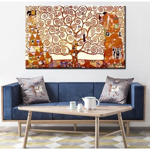 5D Diamond Painting Cross Stitch Classical Famous Painting Tree Life By Gustav Klimt Mosaic Fresco Diamond Art Modern Home Decor