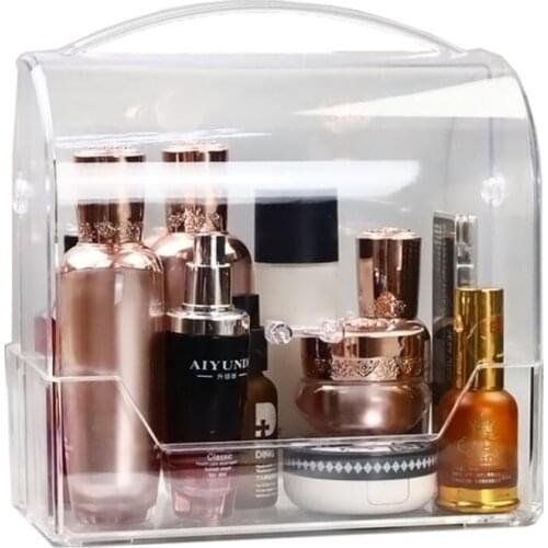 Acrylic Makeup Organizers Storage Box Cosmetic Jewelry Display Box Case Desktop Make Up Container Boxes Organizer