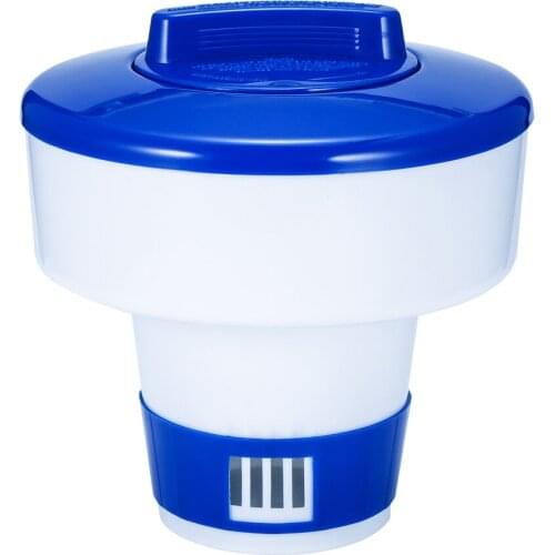 Pool Chemical Dispenser 5/8 Inch Premium Floating Chlorine Dispenser for Indoor Outdoor Swimming Pools Holder Usable Dispenser