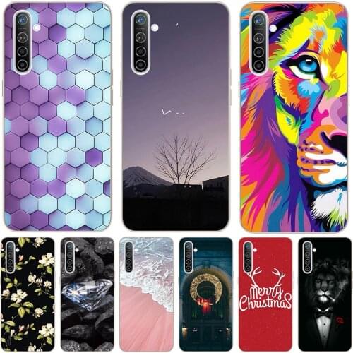 For OPPO Realme Q U1 X2 XT Narzo 10 10A Cases Silicone Soft TPU Back Cover Protective Cute Fundas Luxury Coque Bags