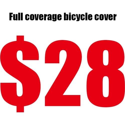 HSSEE Full coverage bicycle cover elastic fabric indoor bicycle dust cover, 26"-28" 700C road bicycle protective cover