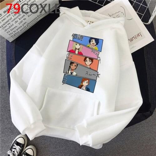 Wonder Egg Priority hoodies women plus size y2k aesthetic women sweatshirts hoddies Korea