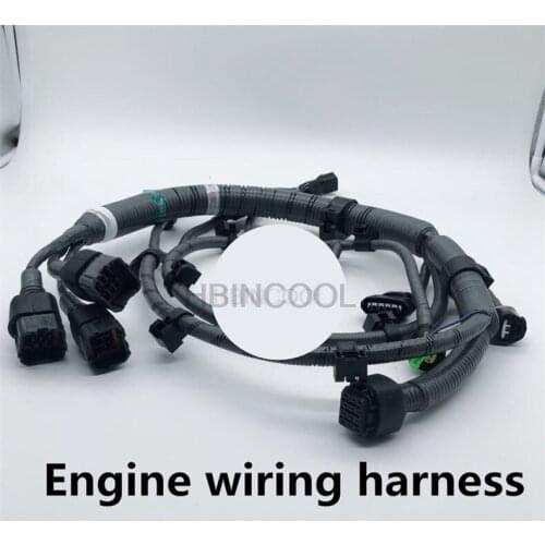 For Kobelco SK200-8 SK260-8 SK350-8 engine wiring harness Kobelco J05 J08 engine wiring harness excavator accessories