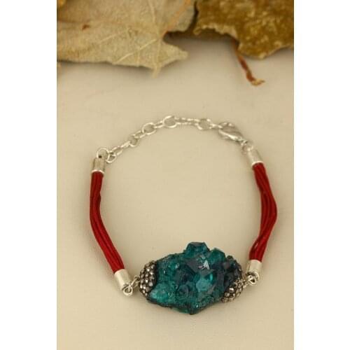 Dr Stone natural Stone womens amethyst Bracelet silver plated Z121ar307 219828450