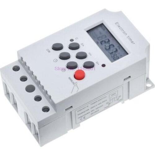 20pcs Electronic Timer AC 220V 25A Digital Programmable Electronic Timer Switch Electric Equipment Control on/off