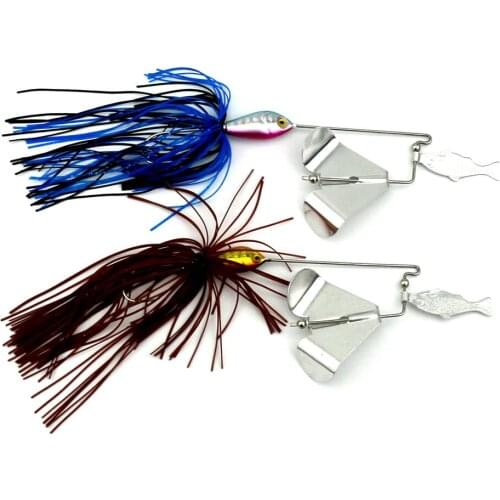 HENGJIA 15.5g lead head spinnerbaits wobbler pike bass catfish buzzbaits fishing baits isca de pesca fishing tackles