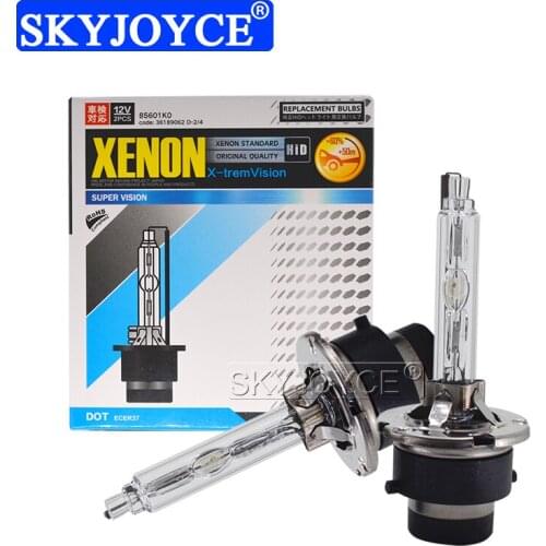 SKYJOYCE 2PCS Super Bright 35W D2S Xenon HID Car Headlight Bulb 6000K 4300K 8000K 55W D4S Auto Headlamp Light With Metal Claw