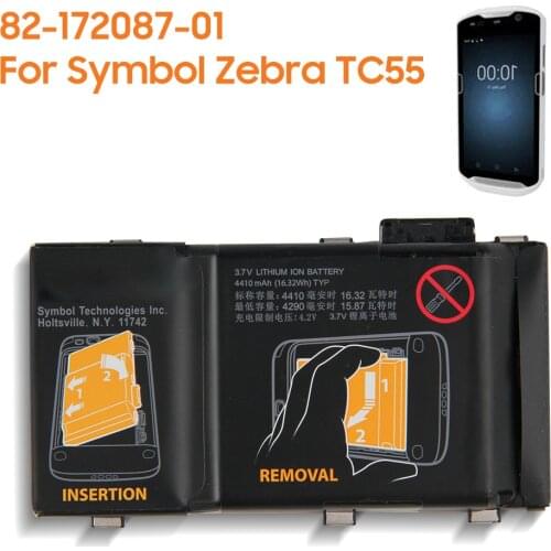 Original Replacement Battery For Symbol Zebra MC36A0 TC55 82-172087-01 Genuine Battery 4410mAh
