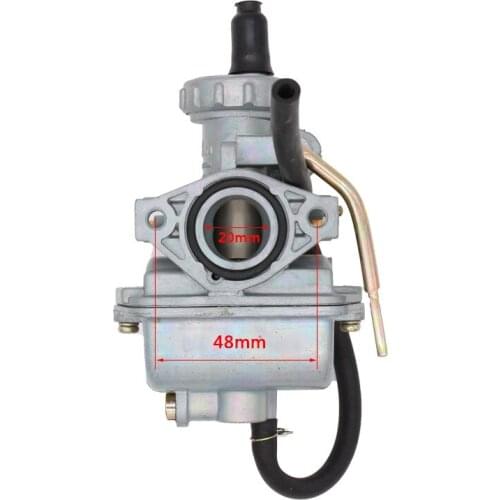 PZ20 Motorcycle ATV CUB Moped Carburetor for 70cc 90cc 100cc Motos Hole 20mm Hand Control Choke Switch