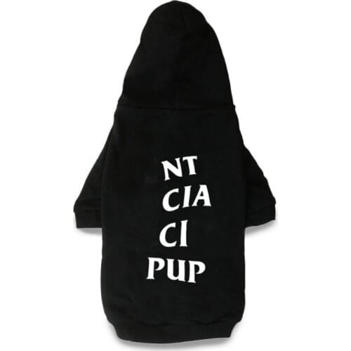 Letter Print Pets Apparel French Bulldog Pug Costume S-XXL PC1111