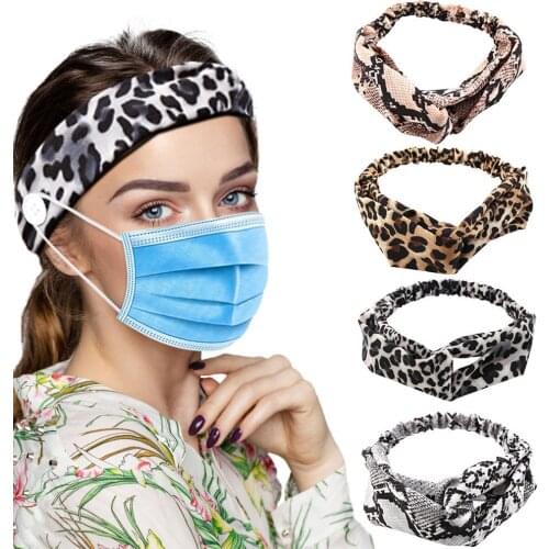 Coolest Trible Headband1pc Sports Yoga Sweat-absorbent and Anti-stroke Button Headband Innovative and Fashionable Designs