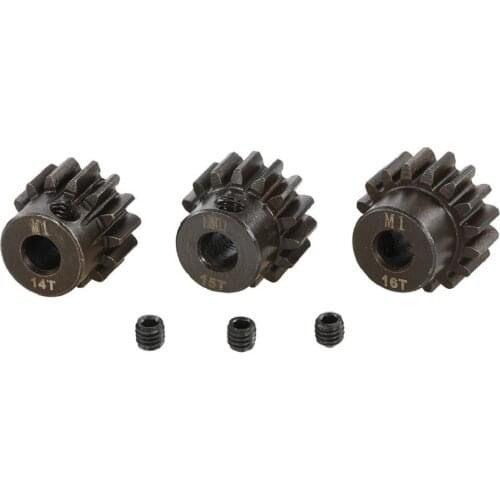 SURPASSHOBBY 5Pcs M1 5mm 11T-13T/14T-16T/17T-19T/20T-22T Pinion Motor Gear for 1/8 RC Buggy Car Monster Truck