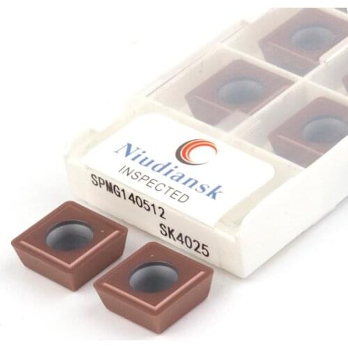 SPMG050204 SPMG060204 SPMG07T308 090408 110408 SK2025 SK4025 CNC Lathes Turning Tool Carbide Blades Milling Cutter High Hardness