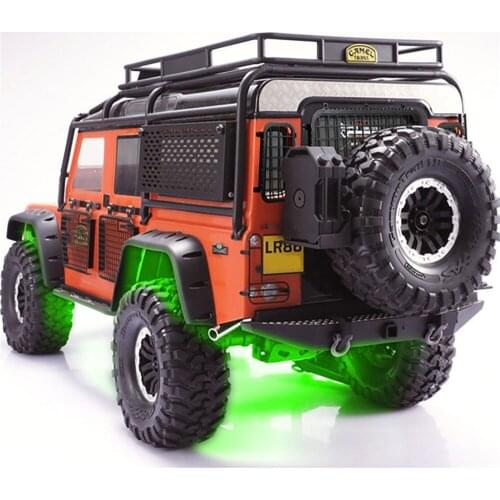 RC Car Light Wheel Eyebrow Lights Chassis Atmosphere Lamp Decorative Lights Set for TRX4 TRX6 RC Car Simulation Parts