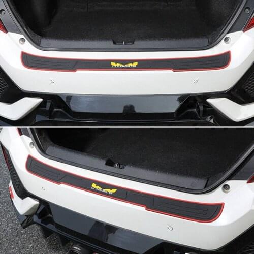 Universal Car Bumper Guard Protector Strip SUV Car Rear Trunk Bumper Cover Sticker Pad Trim Moulding Anti Collision Car Styling
