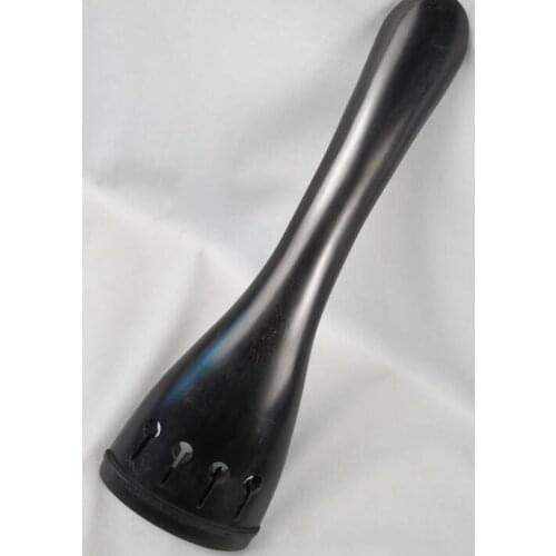 High quality 1pcs blank double bass tailpieces 4/4 with tail gut ,nature Ebony