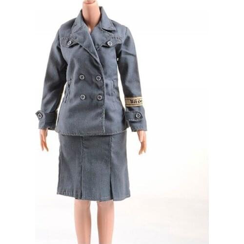 1:6 BR Dragon World War II Female Soldiers Clothing Set For 12" Action Figure Body Model