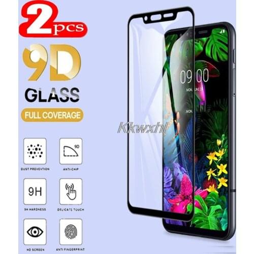 2PCS For LG G8S ThinQ Screen Protector Full Glue Tempered Glass Protective Cover Film On LGG8S LMG810, LM-G810, LMG810EAW