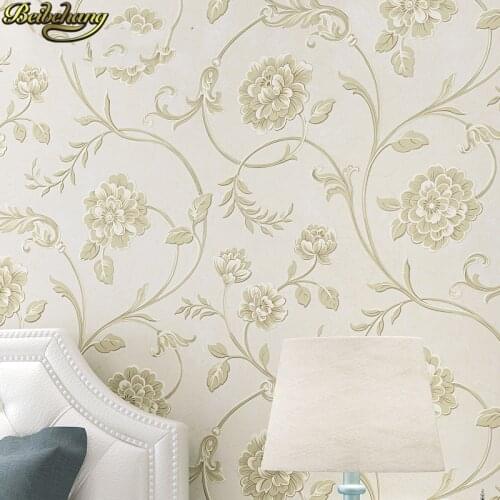 Beibehang American 3d wall murals Luxury flowers wall papers home decor background wallpaper For bedroom living room decoration
